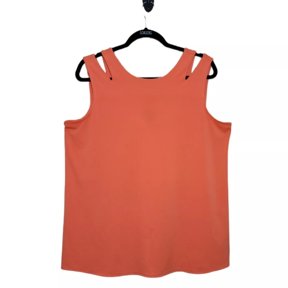 Worthington Women’s XL Top Orange Sleeveless Tank Top